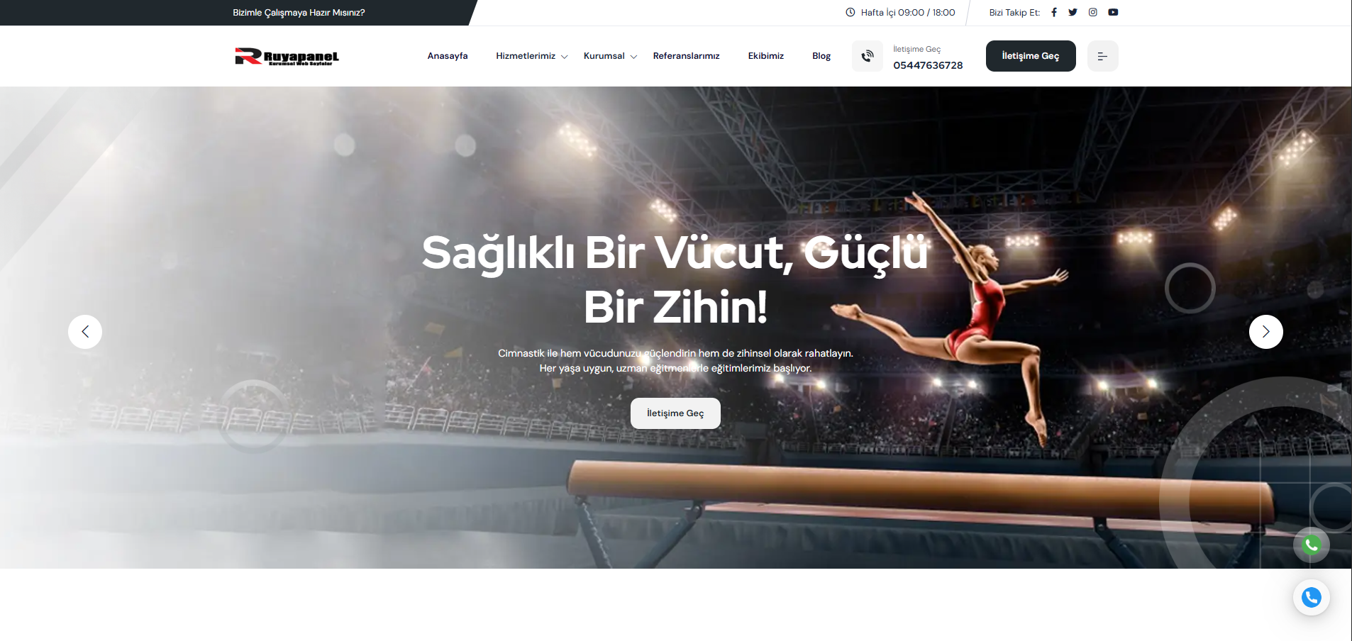 Spor Salonu v1 Çalışma