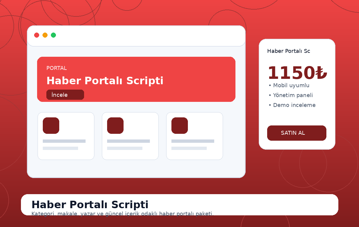 Haber Portalı Scripti