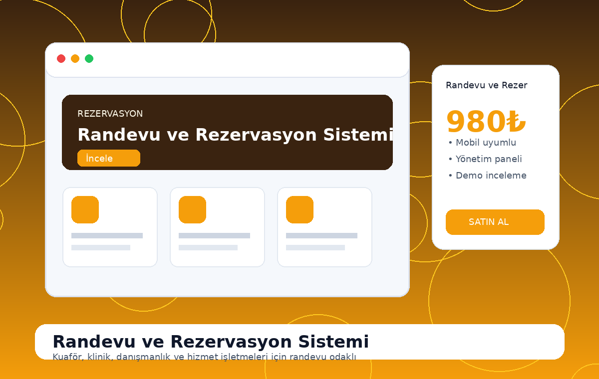 Randevu ve Rezervasyon Sistemi