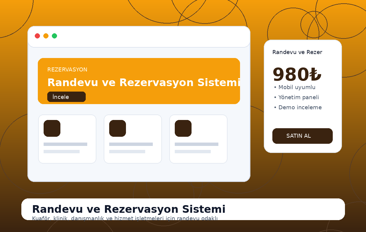 Randevu ve Rezervasyon Sistemi